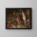 El regreso de la guerra, Marte desarmado por Venus - Peter Paul Rubens — cuadro enmarcado en la pared