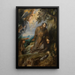 La Estigmatización de San Francisco de Asís - Peter Paul Rubens — cuadro enmarcado en la pared