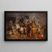 Entrada triunfal de Enrique IV en París el 22 de marzo de 1594 - Peter Paul Rubens — cuadro enmarcado en la pared