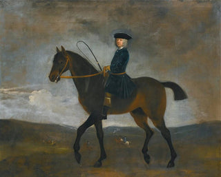 Peter Tillemans - Portrait Of A Gentleman On Horseback.webp
