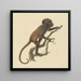 Little Monkey - Pieter Pietersz Barbiers — framed artwork on a wall