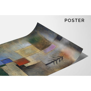 Petit tableau de sapins - Paul Klee | Reproduction Tableau Décoration murale affiche copie