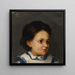 Pequeña Liisa - Hélène Schjerfbeck — cuadro enmarcado en la pared