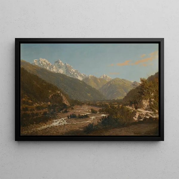 Petr Petrovich Vereshchagin - A View Of Mount Karaugom Caucasus.webp
