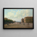 View of Palace Square, Saint Petersburg - Petr Petrovich Vereshchagin — framed artwork on a wall