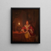In the Boudoir - Petrus Kiers — framed artwork on a wall