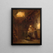 La crèche - Petrus Marius Molijn — cuadro enmarcado en la pared