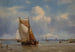 Ships by light breeze - Petrus Paulus Schiedges — artwork view