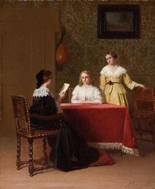 Petrus Renier Hubertus Knarren - The Lesson.webp