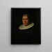 Retrato de una mujer desconocida - Petrus Schotanus Sterringa — cuadro enmarcado en la pared