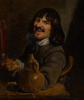 Petrus Staverenus - A man smoking.webp