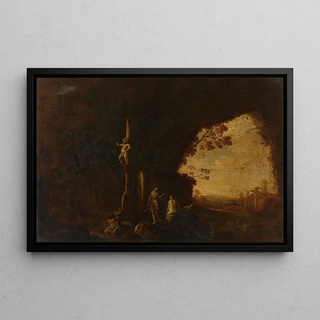Petrus van Hattich - Nymphs in a Cave with Antique Ruins.webp