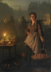 Mercado con vela - Petrus van Schendel — vista de la obra