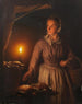 La cabina de noche - Petrus van Schendel — vista de la obra