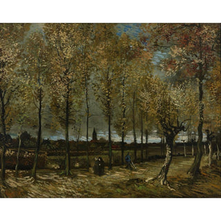 Peupliers près de Nuenen - Vincent van Gogh | Reproduction Tableau Décoration murale affiche copie