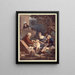 Les Plaisirs paternels - Philibert-Louis Debucourt — framed artwork on a wall