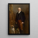 Retrato del conde Heinrich Larisch-Mönnich - Philip Alexius de László — cuadro enmarcado en la pared