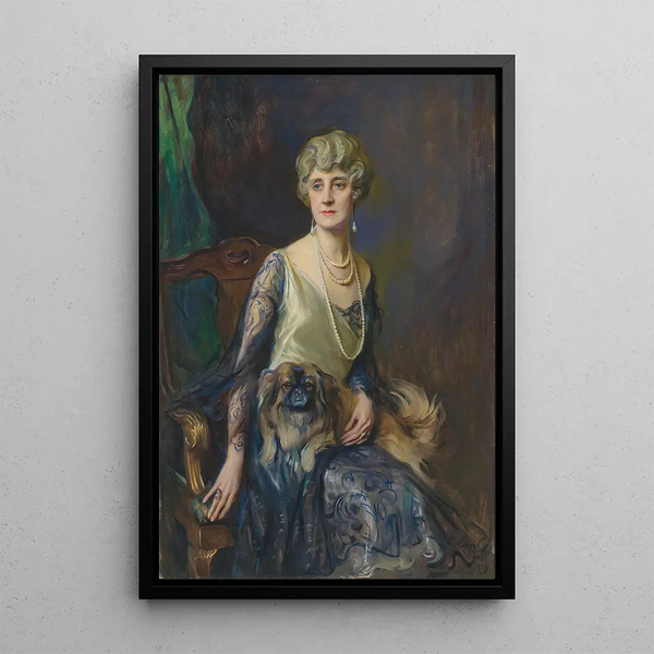 Sra. Frederick Lorenz Pratt nacida Jeannie Jewett Williams - Philip Alexius de László — cuadro enmarcado en la pared