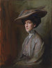 Mme Herbert Asquith, más tarde condesa de Oxford y de Asquith - Philip Alexius de László — vista de la obra