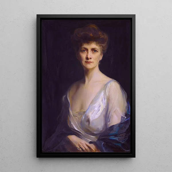 Sra. John W Davis nacida Ellen G Bassel - Philip Alexius de László — cuadro enmarcado en la pared