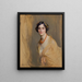 retrato de la Sra. William Wickham Hoffman nacida Katherine Miller - Philip Alexius de László — cuadro enmarcado en la pared