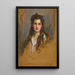 retrato de la princesa Nina Georgievna 1901-1974 - Philip Alexius de László — cuadro enmarcado en la pared