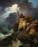 La destrucción del ejército de los faraones - Philip James de Loutherbourg — vista de la obra