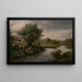 Harponnage de la Loutre - Philip Reinagle — framed artwork on a wall