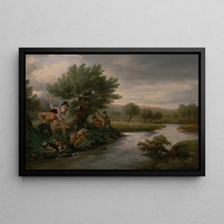 Philip Reinagle - Spearing the Otter.webp
