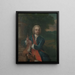 by Adriaen Caspar Parduyn 1718-1747, counselor and alderman of Middelburg, son of Caspar Adriaen Parduyn and Maria van Citters - Philip van Dijk — framed artwork on a wall