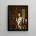 Dama en sus toilettes - Philip van Dijk — cuadro enmarcado en la pared