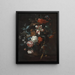 Flowers in a Vase - Philip van Kouwenbergh — framed artwork on a wall