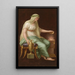 Vestale - Philipp Friedrich von Hetsch — cuadro enmarcado en la pared