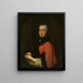 Portrait of Count Anna Francesca Theresa - Philipp Haller — framed artwork on a wall