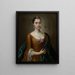 Portrait of the artist's mother-in-law - Philipp Heinrich Kisling — framed artwork on a wall