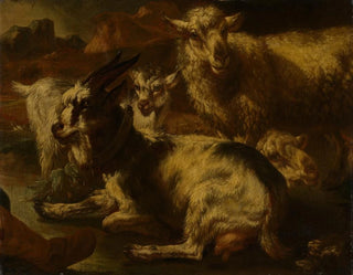 Philipp Peter Roos - Gruppe von Ziegen und Schafe.webp