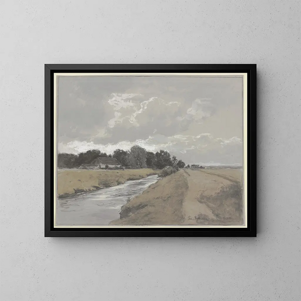 en el canal Gerner - Philipp Röth — cuadro enmarcado en la pared