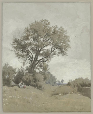 Philipp Rth - Mutter mit Kind auf einer Wiese sitzend.webp