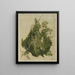 Flower Bush Painting - Philipp Rumpf — framed artwork on a wall
