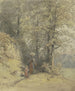 A part of the trail through the oaks below the philosophers' path in the valley near Kronberg - Philipp Rumpf — artwork view