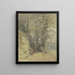 A part of the trail through the oaks below the philosophers' path in the valley near Kronberg - Philipp Rumpf — framed artwork on a wall
