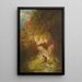 The butterfly hunter in the mountains - Philipp Sporrer — framed artwork on a wall