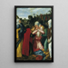 La Vierge Marie et les pleureuses à la Crucifixion - Philipp Uffenbach — framed artwork on a wall