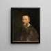 Portrait of Bishop Jean-Pierre Camus - Philippe de Champaigne — framed artwork on a wall