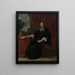 Retrato de M. Le Camus en atuendo oficial - Philippe de Champaigne — cuadro enmarcado en la pared