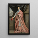 Retrato del cardenal Richelieu - Philippe de Champaigne — cuadro enmarcado en la pared