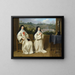 retrato de la madre Agnès y de la hermana Angélique de la abadía de Port-Royal-des-Champs - Philippe de Champaigne — cuadro enmarcado en la pared