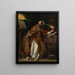 Saint Augustine - Philippe de Champaigne — framed artwork on a wall