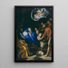 L'Adoration des bergers - Philippe de Champaigne — framed artwork on a wall