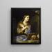 La Madeleine arrepentida - Philippe de Champaigne — cuadro enmarcado en la pared